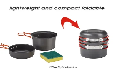 O que devo considerar ao configurar um conjunto de cozinha para acampamento para iniciantes?