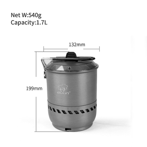 Conjunto de panelas de alumínio para acampamento ao ar livre