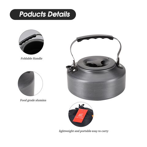 Conjunto de panelas de acampamento