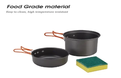 As panelas de acampamento podem ser usadas em uma fogueira?