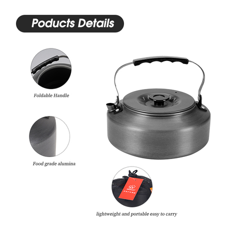 Conjunto de panelas de acampamento