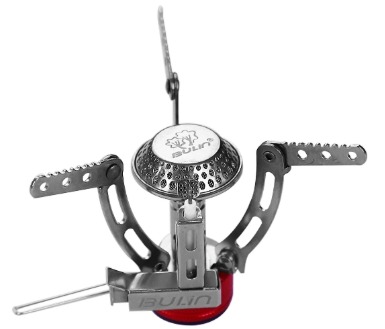 Mochila para caminhada usa fog&atilde;o a g&aacute;s port&aacute;til