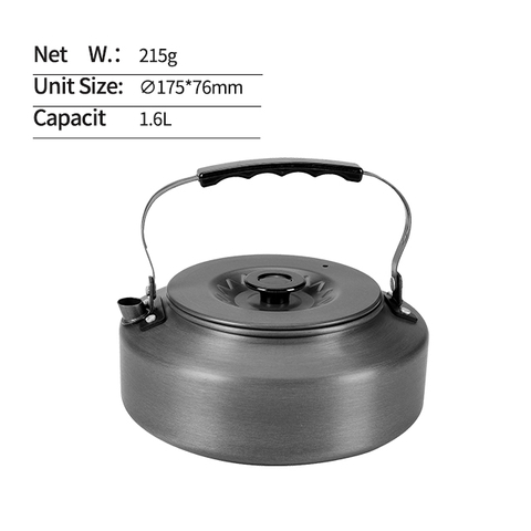 Conjunto de panelas leves de alumínio para acampamento ao ar livre