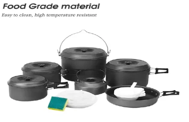 Como limpar um conjunto de cozinha de acampamento ao ar livre?